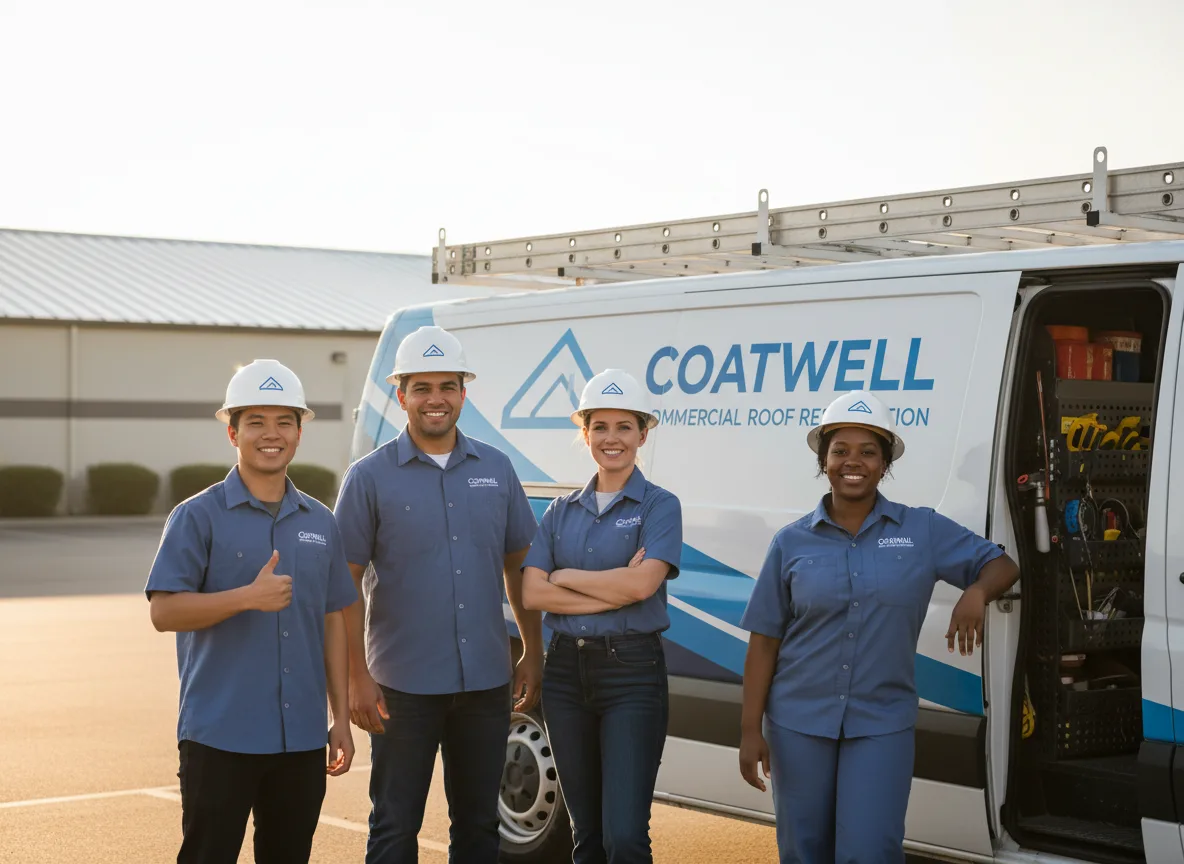 Commercial roof coating company in Cullom, IL